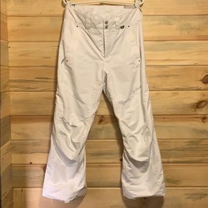 Women's White Snow Pants